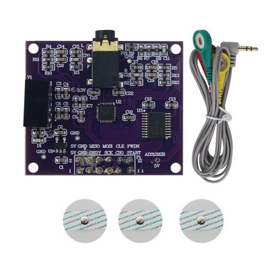 ADS1292R ECG Module Front End Respiration Heart Rate Impedance Acquisition OMD