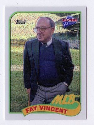 I671 FAY VINCENT 2004 TOPPS ALL TIME FAN FAVORITES REFRACTOR 126/299 RARE SP