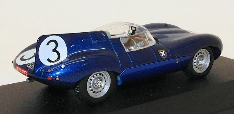 Coche modelo Atlas Editions escala 1/43 4 641 104 - Jaguar D-Type Racing Car - azul Foto 2 de 2