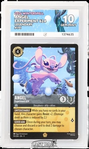 Angel Experiment 624 191/204 ACE Winterspell Pokemon ACE 10 Gem Mint Lot 1