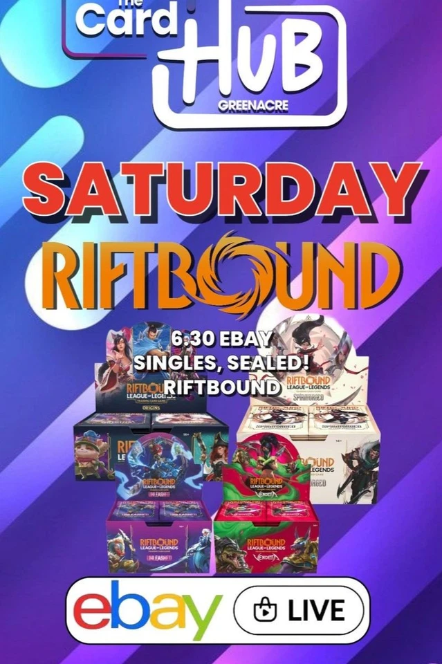 SATURDAY 1st $1 AUCTION | RIFTBOUND |