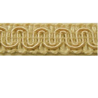 36 Yds Shell Conso 1/2'' Scroll Gimp C03 Neutral Beige Polsterung Verkleidung