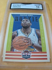 FESTUS EZELI WARRIORS 2012 PAST & PRESENT ROOKIE RC # 156 GRADED 10  L@@@K