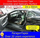 Clear Glossy Bike Frame Protection Film Helicopter Tape Heli FREE 1st Class P&P