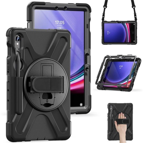 Strap Case For Samsung Galaxy Tab S9 FE S9 S8 S7 Stand Tablet Shockproof Cover - Picture 6 of 33