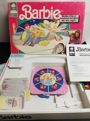 BARBIE UND KEN MATTEL TREFFEN SICH IM TRAUMSPIEL GESELLSCHAFTSSPIEL VINTAGE