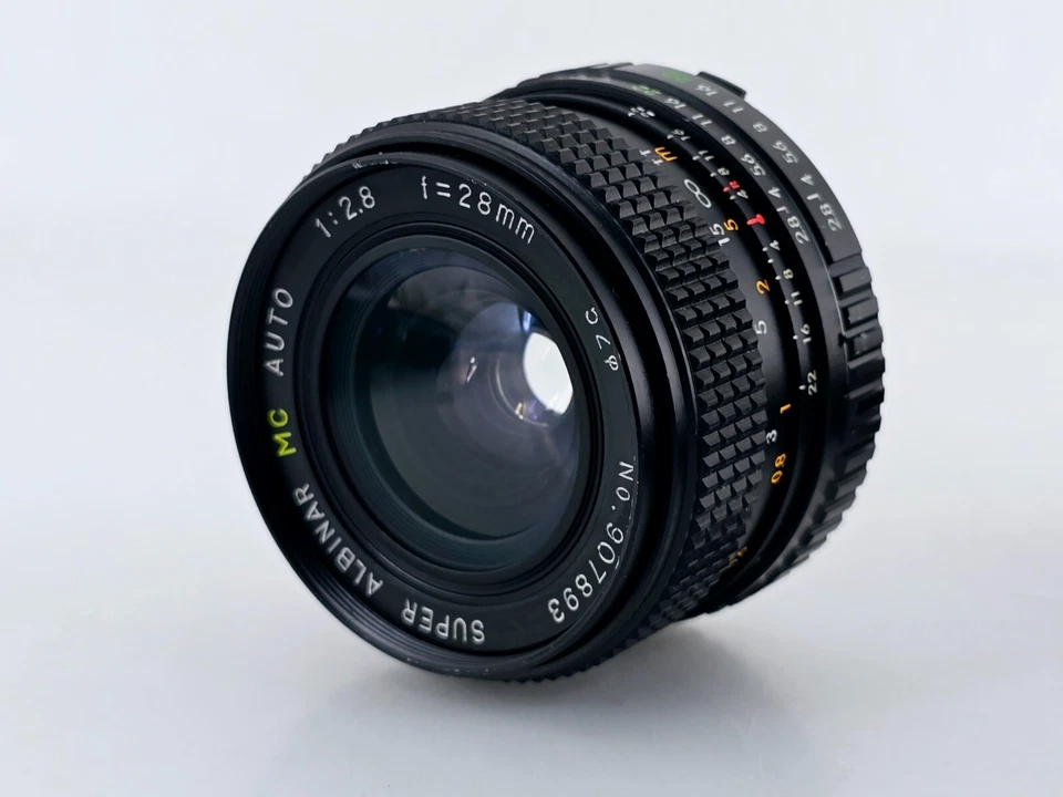 🌸[Exc+++++] Super Albinar MC Auto 28mm F2.8 Wide Angle MF Lens MD Mount Japan - Image 2 of 4