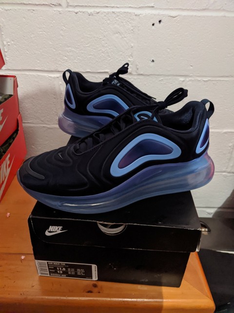 Frauen Nike Air Max 720 (GS) Obsidian/ Obsidian-Royal Pulse