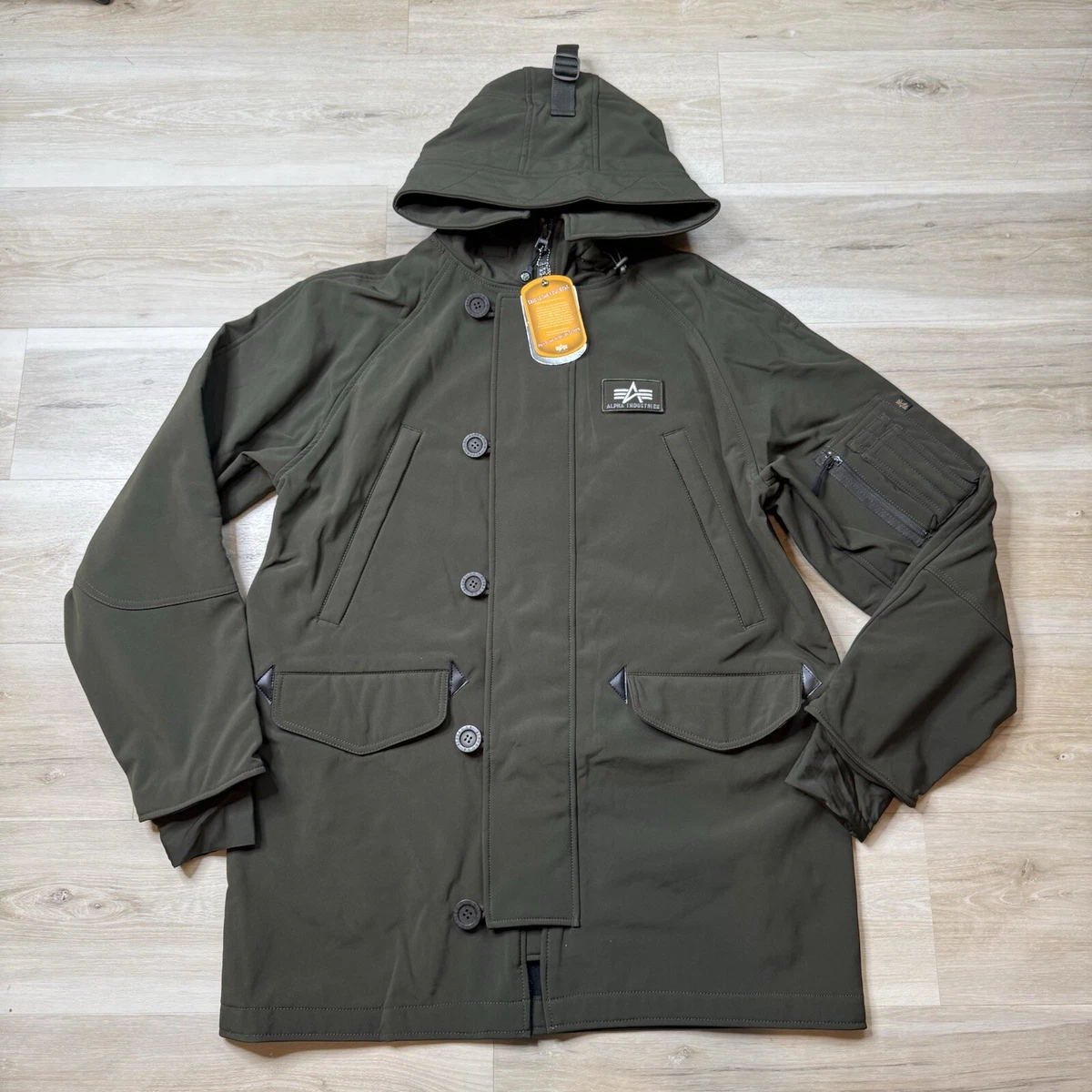 新品 XLサイズ ALPHA COTTON N-3B VINTAGE GRAY ALPHA INDUSTRIES N-3B Altitude Parka Jacket | eBay