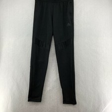 Adidas Womens Aeroready TIRO 19 Elastic Waist Ankle Zip Black Training Pant Sz S