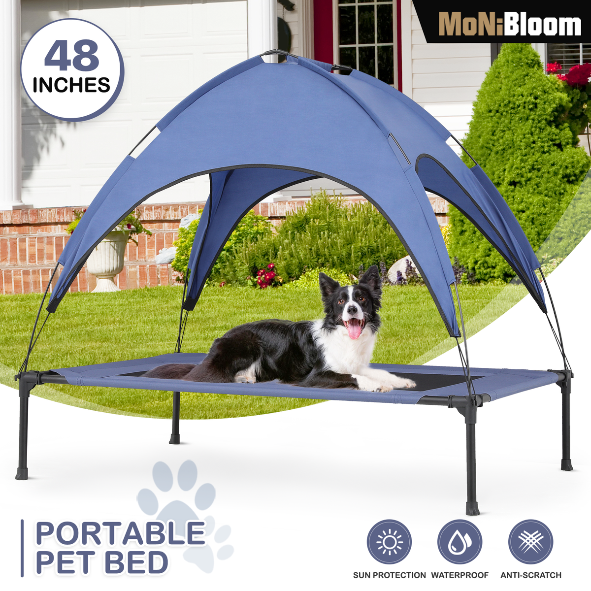 Amazon Waterproof Dog Bed With Removable Cover 48