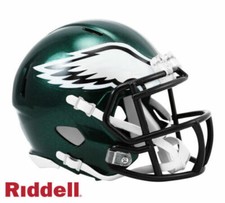 Philadelphia Eagles Speed Riddell Football Mini Helmet New in box