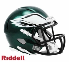 Philadelphia Eagles Speed Riddell Football Mini Helmet New in box
