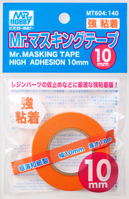 MW22 MR. HOBBY MT604 MASKING TAPE HIGH ADHESION 10MM x 18m ABKLEBE-BAND TAPE