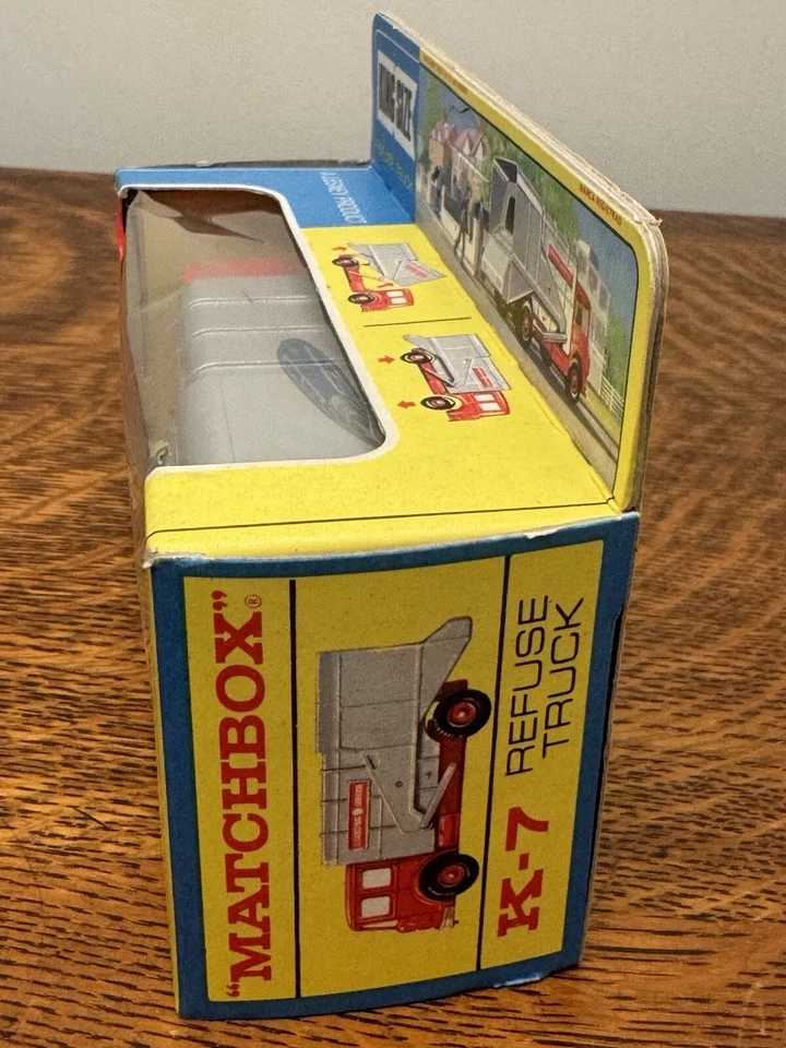 MATCHBOX King Size K-7 SO Refuse Garbage Truck, Original Box - Image 4 of 4