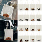 Canvas Tote Bag Shoulder Handbag Purse Foldable for Travel Grocery Shopping