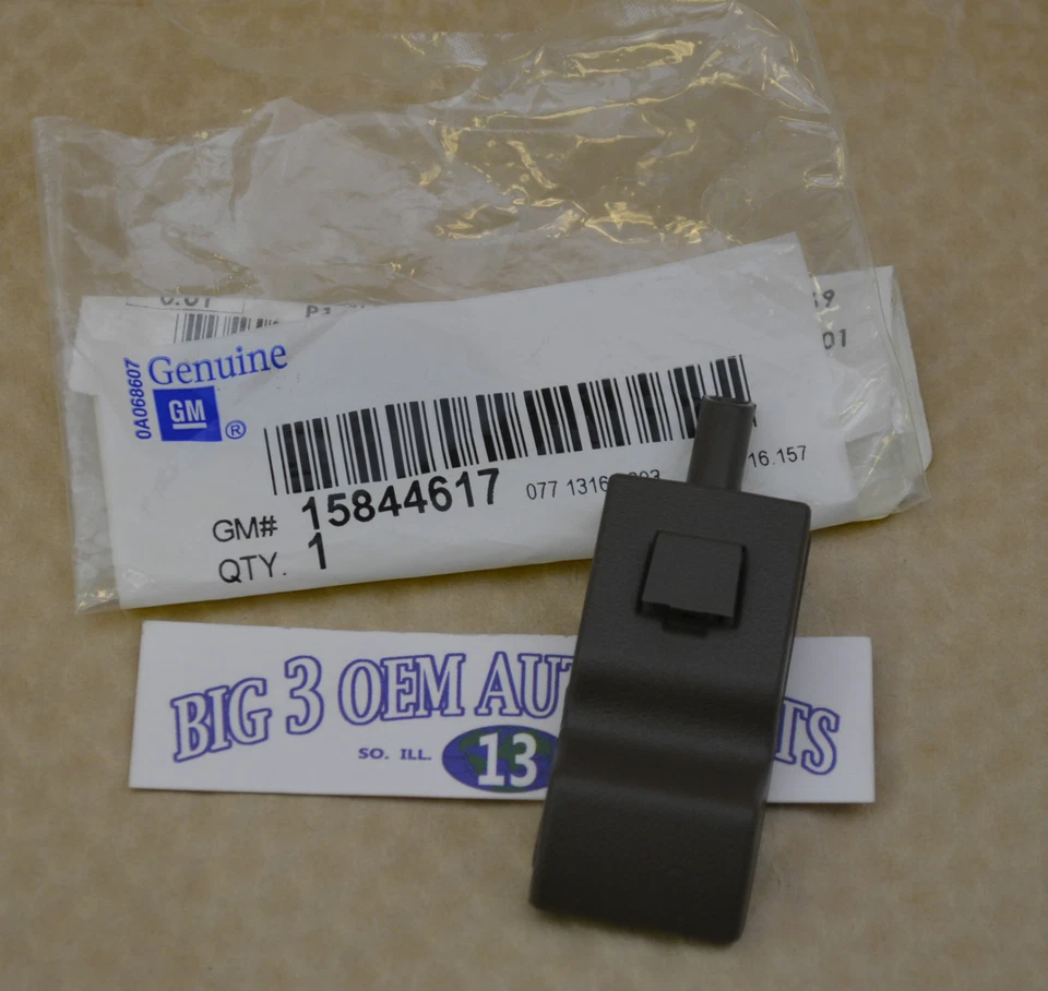 Cerradura de puerta delantera/trasera Chevrolet GMC Cadillac perilla bronceada cachemir nuevo OEM 15844617 Foto 3 de 3