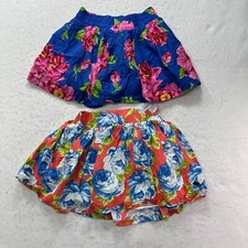 Lot of 2 Abercrombie Fitch Mini Skirts Womens Small Medium Multicolor Floral