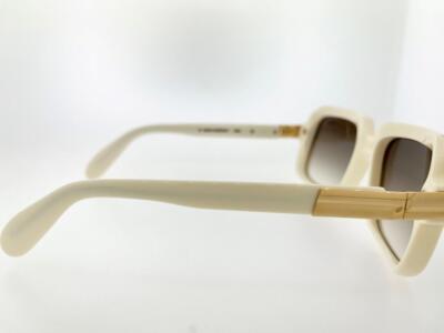 CAZAL SUNGLASSES 607 008 56MM CREAM GOLD FRAME WITH BROWN  display picture 2