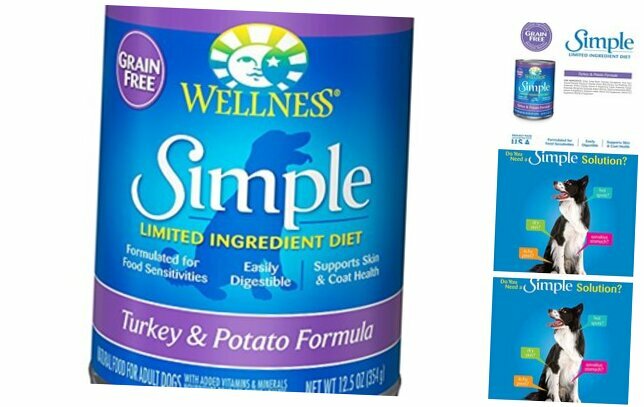 wellness simple natural limited ingredient dry dog food lamb & oatmeal