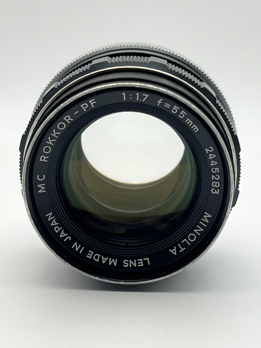 EXC+] Minolta MC ROKKOR PF 55mm F/1.7 MD MF Standard Lens