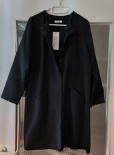 IMAGINI Milano Long Blazer Schwarz Gr.36/38 Neu mit Etikett Designer Festlich