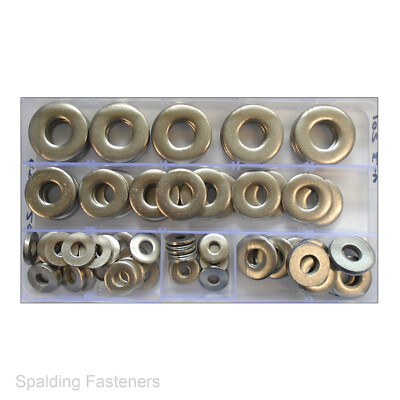 Rondelles Plates Extra épaisses En Acier Inoxydable A2 DIN7349 Tailles M5 M6 M8 M12