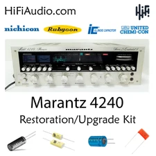 Marantz 4240 receiver rebuild restoration recap upgrade kit repair capacitor