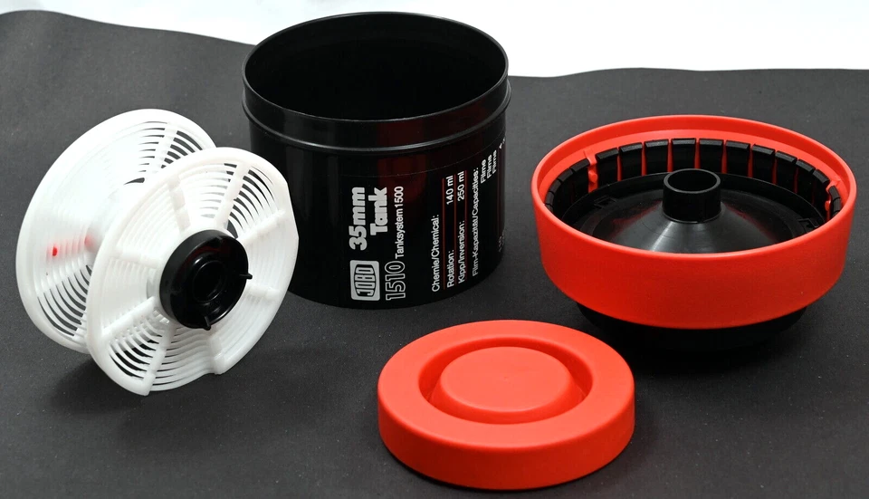 Sistema de tanque Jobo 1500 35 mm tanque 1510 sistema de desarrollo y procesamiento de películas tanque sin usar, en caja Foto 4 de 4