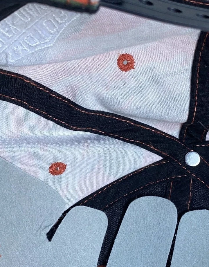 Harley Davidson Racing Adjustable Snapback Cap Cotton Retro Camo Orange OS - Image 4 of 4