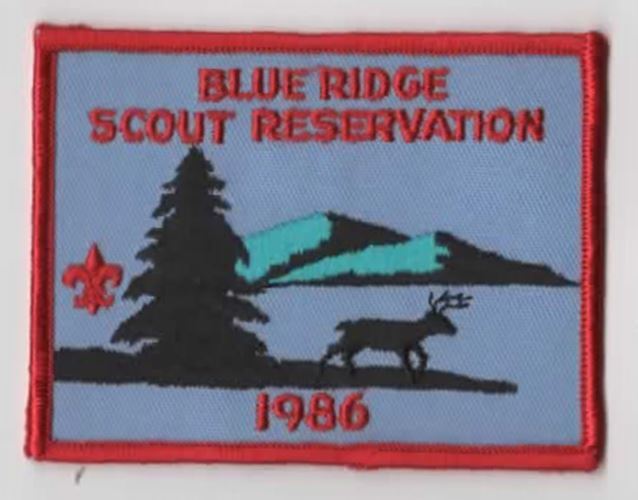 1986 Blue Ridge Scout Reservation RED Bdr. [VA548] | eBay