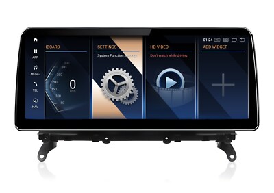 Car Android 14 GPS CarPlay 12.3''Display Radio For BMW X3 X4 F25