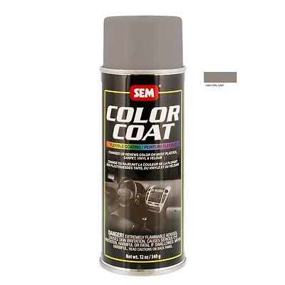 SEM Color Coat System 15803 Opel Gray Aerosol Vinyl Spray Paint 12OZ Can
