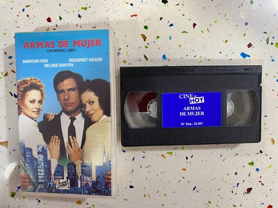 ARMAS DE MUJER HARRISON FORD SIGOURNEY WEAVER MELANIE GRIFFITH  CINTA VIDEO VHS