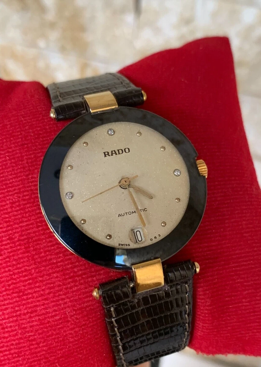 Vintage Rado La Coupole Jubil Watch 629.3637.2 Automatic Ceramic