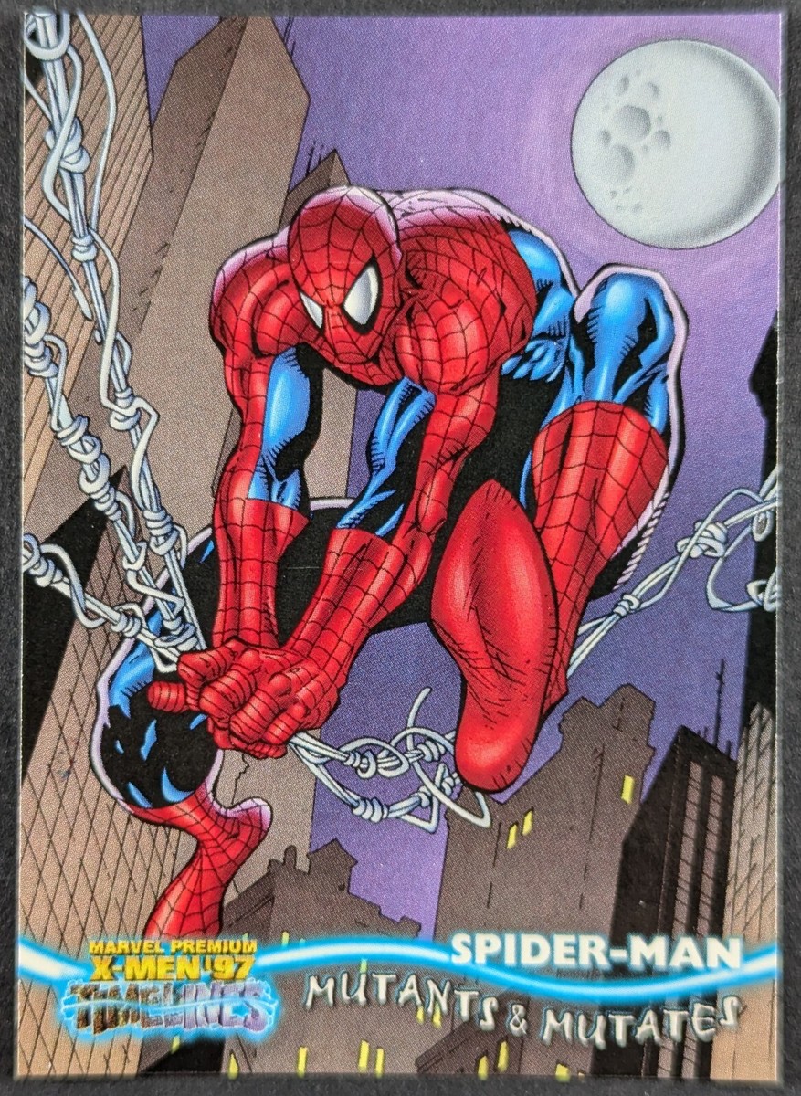 Spiderman 1997 Marvel X-Men Timelines Fleer Card #46 (NM) | eBay