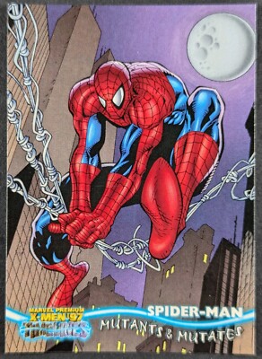 Spiderman 1997 Marvel X-Men Timelines Fleer Card #46 (NM) | eBay