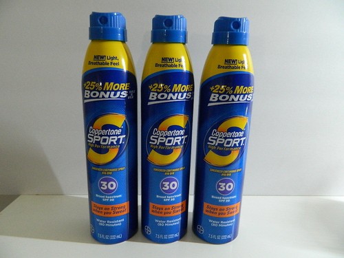 coppertone sport accuspray sunscreen sun spray spf 30 waterproof