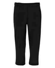 Jb's Wear Kids School Poly Cotton Fleecy Sweat Pants Two Side Pockets Knee Patch