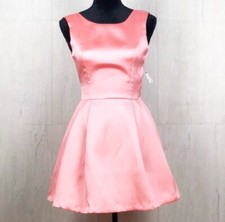Windsor Fashion Pink Fit And Flare Dress Women’s Size Small Pink, Large Bow 