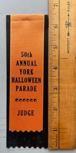 (8) York, PA Halloween Parade JUDGE Ribbons - All Different Years - Picture 7 of 7