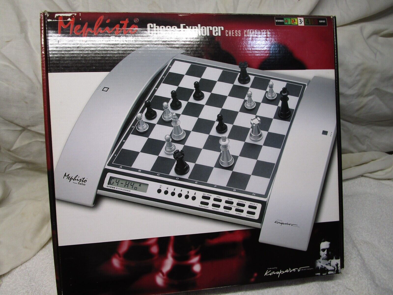 Mephisto Chess Explorer Saitek Kasparov Échiquier Électronique Échecs  fonctionne