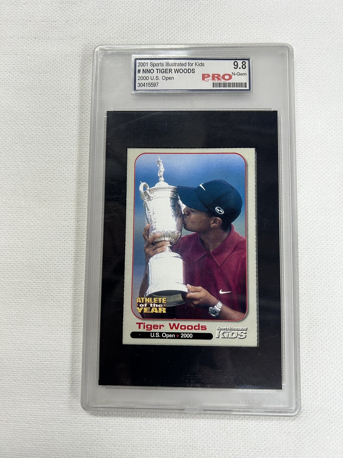 Tiger Woods & Jack Nicklaus Golf Cards view 10