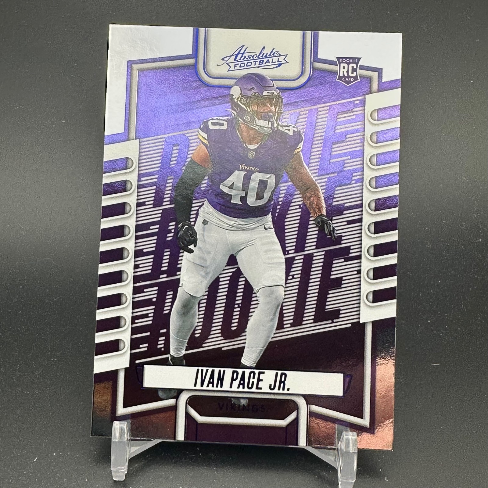 2023 Panini Absolute #144 Ivan Pace Jr. Purple