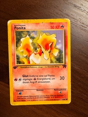   Ponita 064/82   Team Rocket   1st Edition   Common   Deutsch  