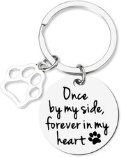 Loss of Pet Sympathy Gift Keychain Dog Cat Memorial Gifts for Friends Daughter S
