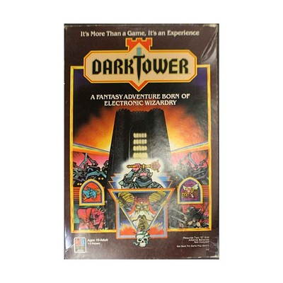 MTB Fantasy Board Game Dark Tower - Parts Copy, Tower Does Not Work Box Fair/VG