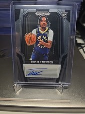 2024-25 Panini Prizm Black - Rookie Signatures Tristen Newton #RS-NEW (AU, RC)
