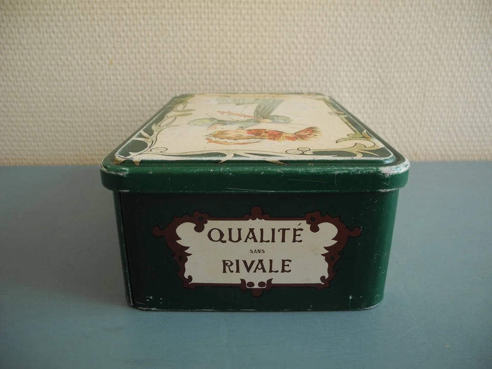 ancienne boîte Chocolat Poulain Massilly France déco vintage advertising box pub - Photo 3/4