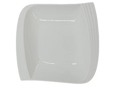 Assiette Plate Bocuse d'Or Porcelaine Blanche 22 cm Moderne